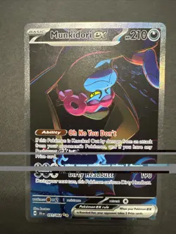 Pokemon TCG Munkidori EX 091/064 Shrouded Fable Sir NM/M Condition - Image 1