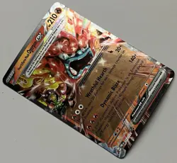 Pokemon Prismatic Evolutions Hearthflame Mask Ogerpon ex Double Rare HoloFoil - Image 2