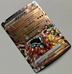 Pokemon Prismatic Evolutions Hearthflame Mask Ogerpon ex Double Rare HoloFoil - Image 4