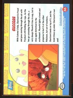 Success Rainbow Foil Ex/NM 55 Pikachu's Vacation Blue Logo Topps Movie Pokemon - Image 2