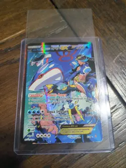 Team Aqua’s Kyogre EX 6/34 Ultra Rare Holo Pokemon Double Crisis Set - Image 1