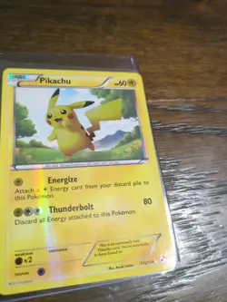 PIKACHU SECRET RARE 115/114 BLACK AND WHITE POKEMON ENGLISH NM - Image 3