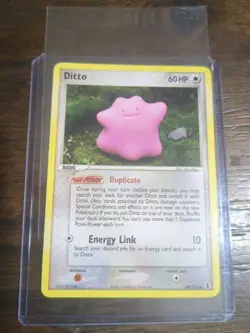 Pokemon TCG Ex Delta Species Ditto 35/113 Common Non-Holo LP Crease - Image 1
