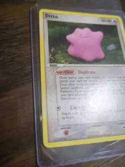 Pokemon TCG Ex Delta Species Ditto 35/113 Common Non-Holo LP Crease - Image 4