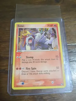Pokemon TCG Entei 1/17 Pop Series 2 (MP) Holo Rare - Image 1
