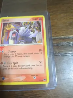 Pokemon TCG Entei 1/17 Pop Series 2 (MP) Holo Rare - Image 2