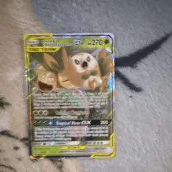 Pokemon Rowlet & Alolan Exeggutor GX TAG TEAM Ultra Rare Holo SM-Unified Minds - Image 1