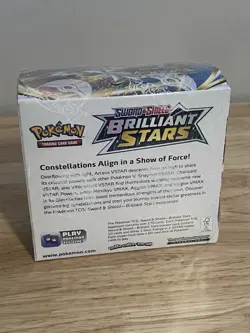 Pokemon Sword & Shield Brilliant Stars Booster Box Factory Sealed (36 Packs) - Image 3