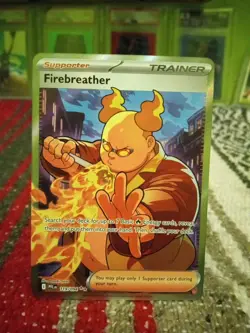 FireBreather Full Art Trainer 119/094 Phantasmal Flames Pokemon !!MINT!! - Image 1