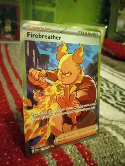 FireBreather Full Art Trainer 119/094 Phantasmal Flames Pokemon !!MINT!! - Image 5