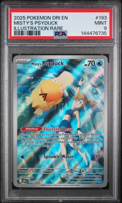 Misty'S Psyduck Pokemon Dri En-Destined Rivals 193 NM PSA 9 - Image 1