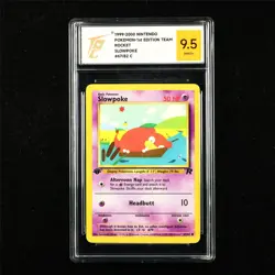 TQG 9.5 MINT+ 1999-2000 Pokemon ENG Slowpoke 67/82 C - Image 1