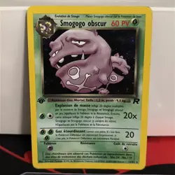 Pokemon Smogogo Obscur 14/82 1st edition Team Rocket WOTC - MP - Image 1