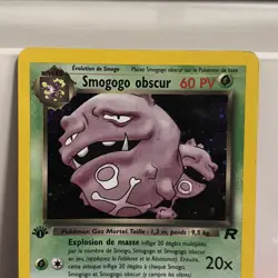 Pokemon Smogogo Obscur 14/82 1st edition Team Rocket WOTC - MP - Image 2