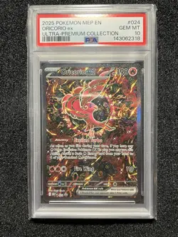 2025 POKEMON MEP ULTRA-PREMIUM COLLECTION PROMO #024 ORICORIO EX PSA 10 - Image 1