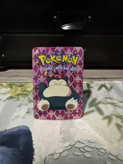 2000 Pokemon Vending Series Sticker Snorlax #143 Prism - Image 1