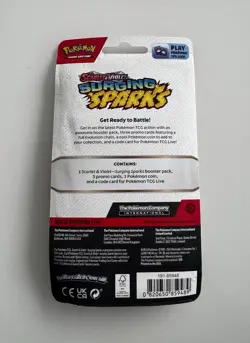 Pokemon TCG: S&V Surging Sparks Checklane Blister Chandelure Promos SEALED PACK - Image 2