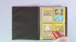 SAMMELKARTENORDNER POKEMON VERSCHIEDENE VINTAGE KARTEN BASE SET - Image 2