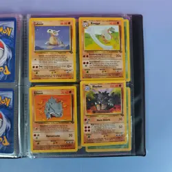 SAMMELKARTENORDNER POKEMON VERSCHIEDENE VINTAGE KARTEN BASE SET - Image 5