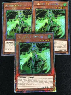 Yugioh Nemeses Corridor RA03-EN025 1ST Platinum Secret X3 (NM) - Image 1