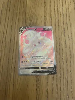 Alcremie v Full Art Ultra Rare Pokemon TCG Card Shining Fates 064/072 NM+ - Image 2