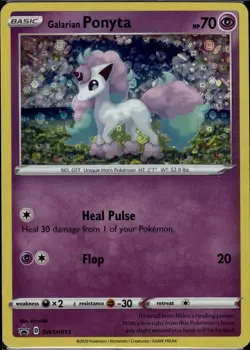 Galarian Ponyta - SWSH013 Promo SWSH: Sword & Shield Promo Cards SWSH013 NM - Image 1