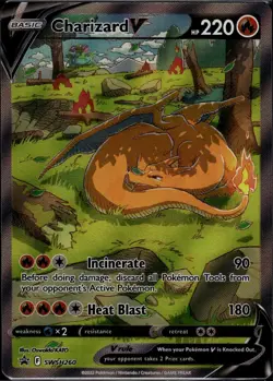 Charizard V Holofoil SWSH260 Promo SWSH: Sword & Shield Promo Cards Near Mint - Image 1