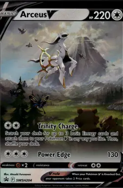 Arceus V - SWSH204 Promo SWSH: Sword & Shield Promo Cards SWSH204 NM - Image 1