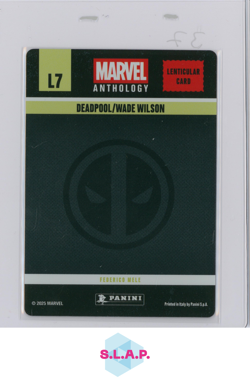 DEADPOOL/WADE WILSON PANINI L7 MARVEL ANTHOLOGY LENTICULAR CARD 2025 ENGLISH - Image 2