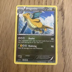 Pokemon TCG Dragonite Cosmos Holo Rare Card 83/116 Plasma Freeze - Image 1