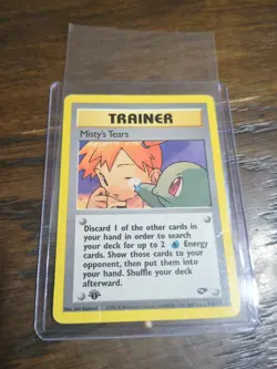 Pokemon TCG Trainer Misty's Tears Gym Challenge Card 118/132 1st Edition - Image 1