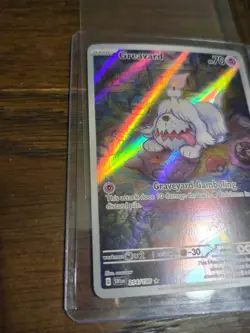 Greavard 214/198 Pokemon Scarlet & Violet Illustration Rare Near Mint Card NM 1 - Image 2