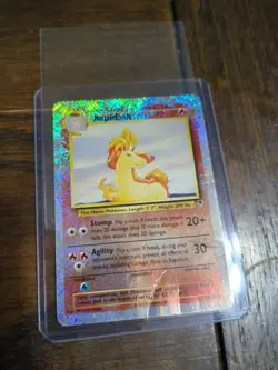 Rapidash 60/100 EXC legendary collection english pokemon card reverse holo - Image 1