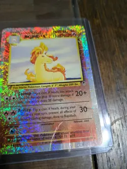 Rapidash 60/100 EXC legendary collection english pokemon card reverse holo - Image 2