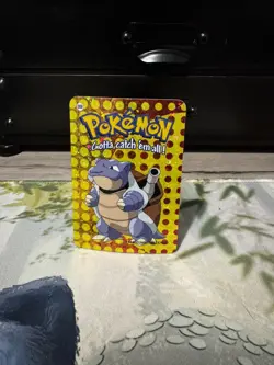Blastoise #009 2000 Pokemon Vending Prism Holo Sticker Card - Image 1