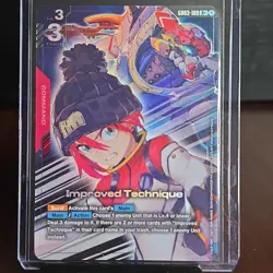 Bandai Improved Technique G003-109 Command R 3 Cost Gundam War TCG Card - Image 1