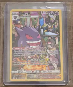 POKEMON CROWN ZENITH HOLO CARD LOT Pikachu, Mew, Gengar & 2 Others - Image 5