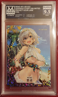 Goddess Story - Reno (Azur Lane) - Waifu Card (Mana Grading 9.5 MINT) - Image 1