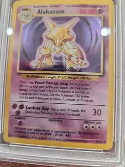 Alakazam Base Set Holo Pokemon Card WOTC EX - Mint PSA 6 - Image 4