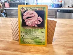 Dark Weezing 14/82 Team Rocket Holo Pokemon Card - Image 1