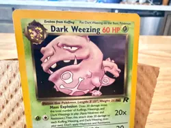 Dark Weezing 14/82 Team Rocket Holo Pokemon Card - Image 2
