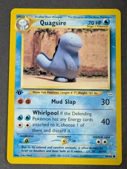 Quagsire 48/64 Neo Revelation 1st Edition Wizards Of The Coast Pokemon Card Mint - Image 2