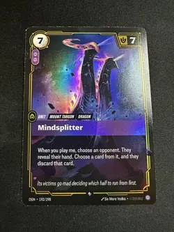 Riftbound Origins Mindsplitter Foil card OGN 192/298 League of legends NM - Image 1
