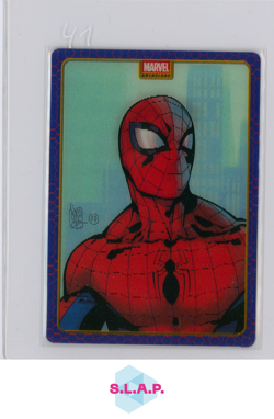 SPIDER-MAN/PETER PARKER PANINI L1 MARVEL ANTHOLOGY LENTICULAR CARD 2025 ENGLISH - Image 1