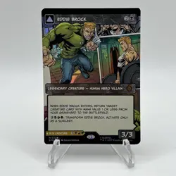 2025 Magic The Gathering Marvel Spider-Man Eddie Brock Foil #0224 - Image 2