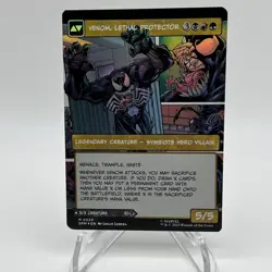 2025 Magic The Gathering Marvel Spider-Man Eddie Brock Foil #0224 - Image 3