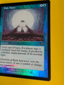 Pale Moon. Instant MTG Card. OLD VINTAGE FOIL. NEMESIS. - Image 3