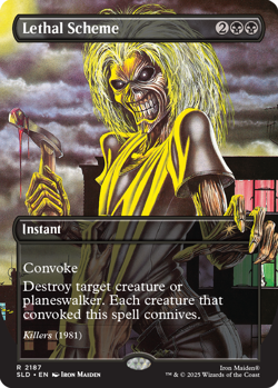 MTG Secret Lair x Iron Maiden - Album Art (Rainbow- Foil) — NEW / Factory Sealed - Image 2