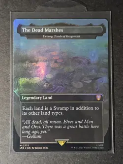 MTG The Dead Marshes (Borderless Foil) M 0375 Commander: The Lord of the Rings - Image 1