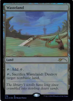 MTG Wasteland (178) | NM Foil | Secret Lair Mark Poole {SLD} - Image 2